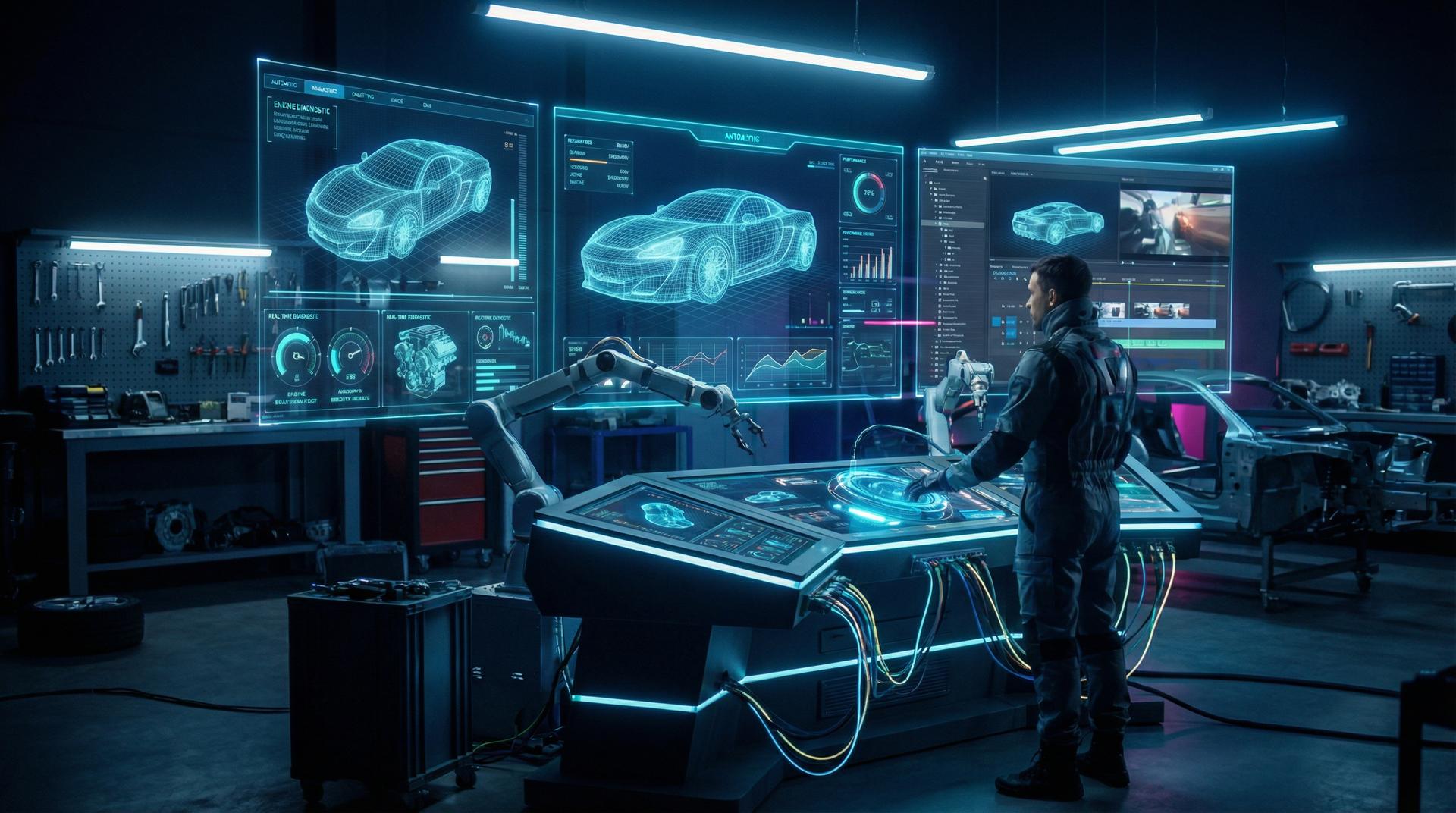 国产主播 AI修车视频工作室