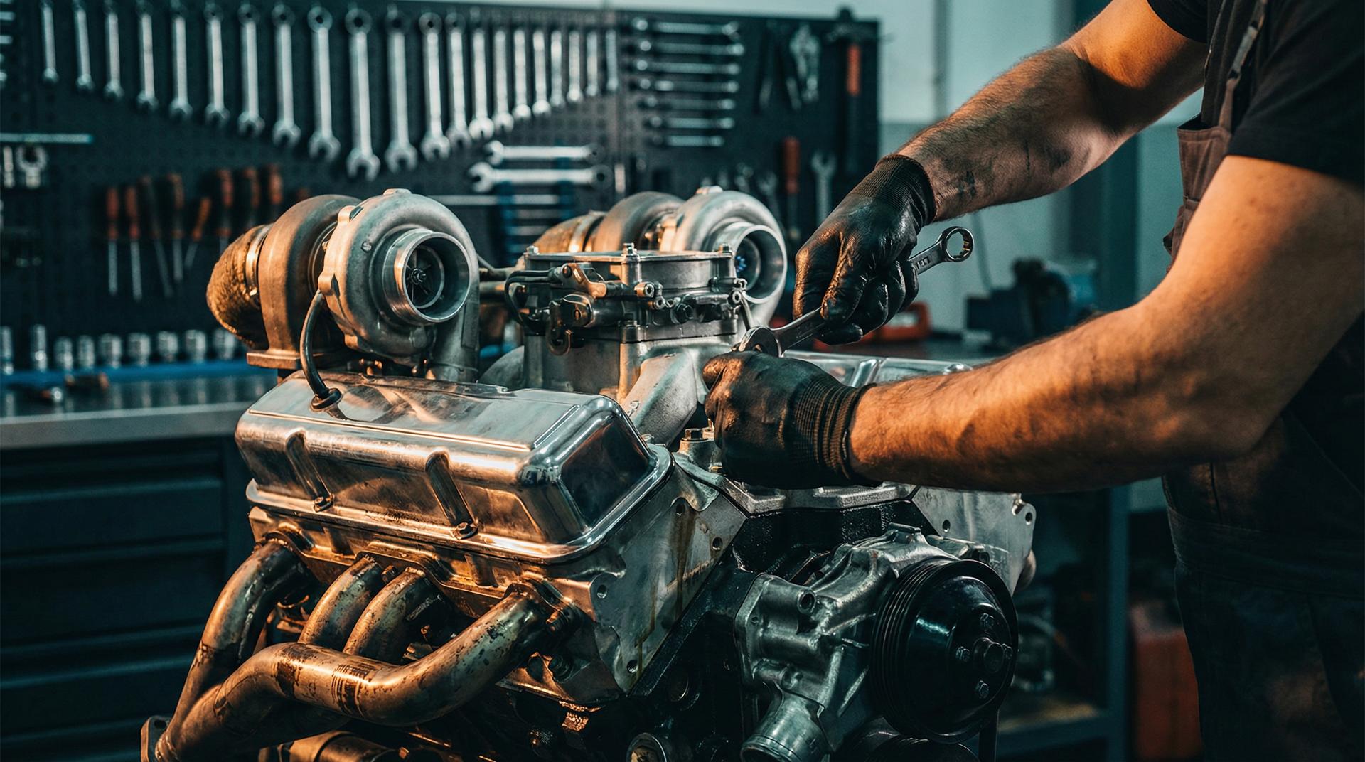 国产主播修车视频 - 涡轮增压发动机拆解